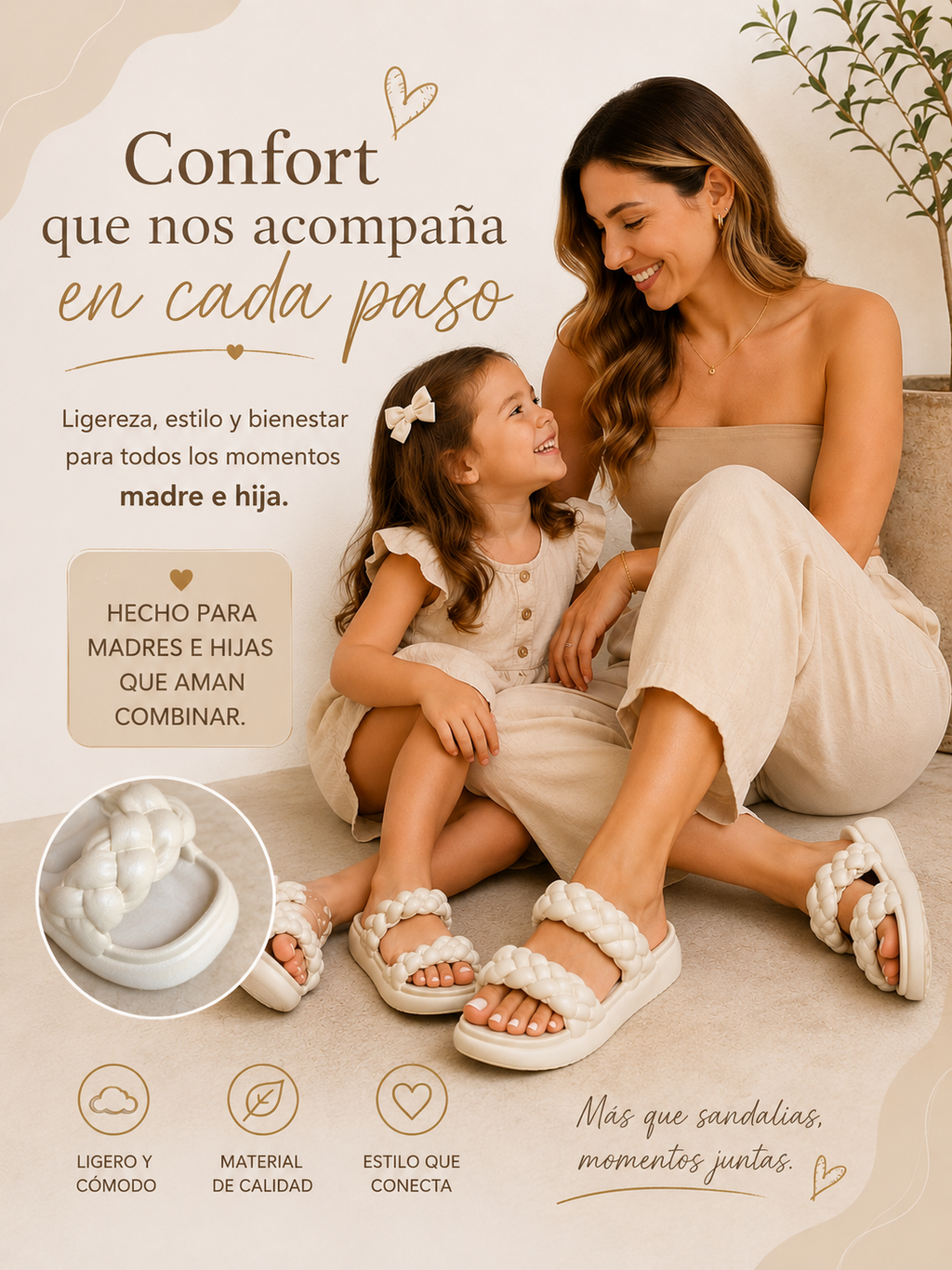 Sandalia Trenza Dama